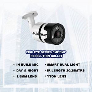 Fish Eye Series - 5mp/6mp Resolution Bullet Camera