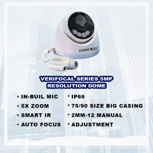 Verifocal Series 5MP Resolution Dome Camera